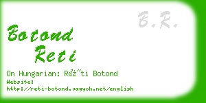 botond reti business card